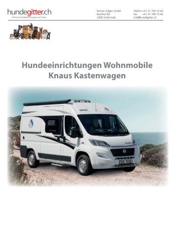 Hundeeinrichtungen_Wohnmobile_Knaus_Kastenwagen