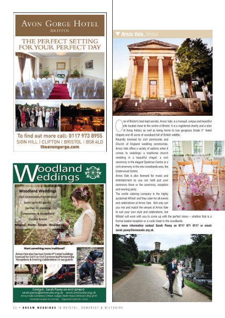 Dream Weddings Magazine - Bristol, Somerset & Wiltshire - iss.32