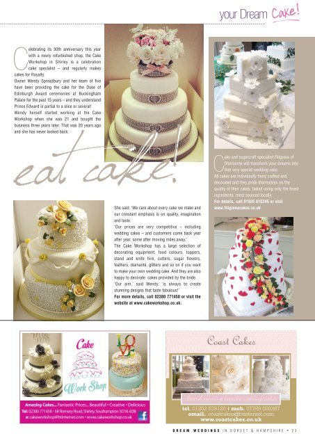 Dream Weddings Magazine - Dorset & Hampshire