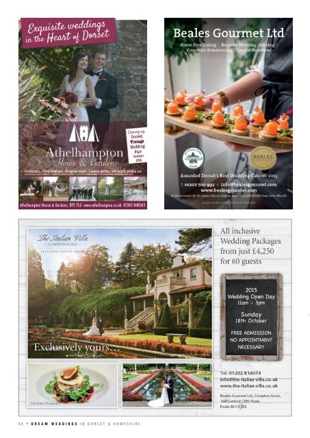 Dream Weddings Magazine - Dorset & Hampshire