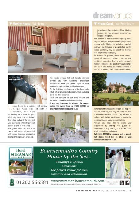 Dream Weddings Magazine - Dorset & Hampshire