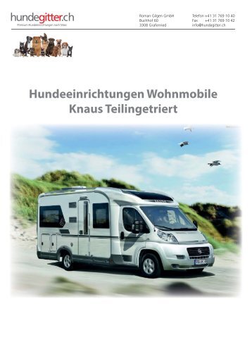 Hundeeinrichtungen_Wohnmobile_Knaus_Teilintegriert