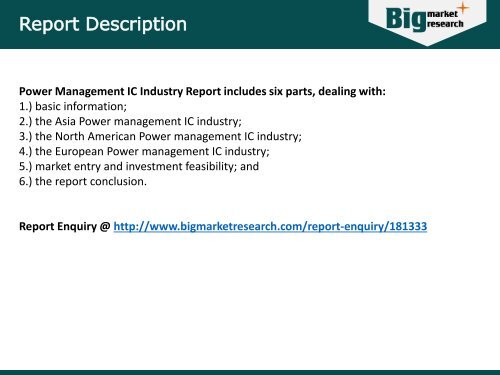 In Depth Research On Power Management IC Industry - Trends, Size, Share, Demand & Forecasts 