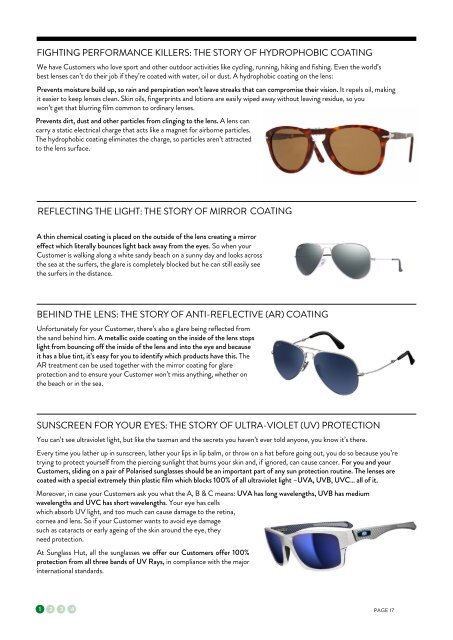 Become a Sunglass Authority