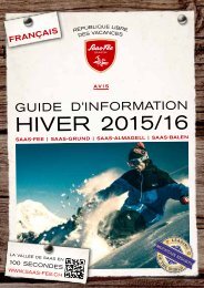 Guide d'information - Hiver 2015/2016