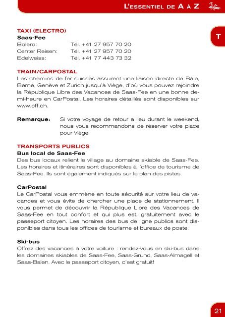 Guide d'information - Hiver 2015/2016