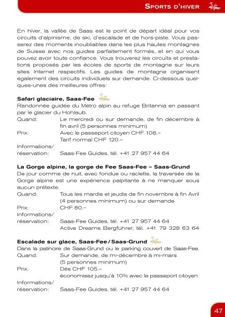 Guide d'information - Hiver 2015/2016