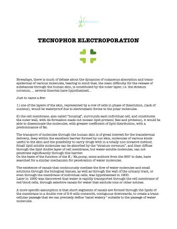 TECNOPHOR ELETTROPORATION