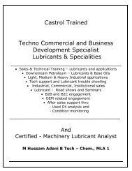 BPCastrol Technical Sales & BD Specialist  Oct  2015