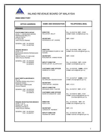 INLAND REVENUE BOARD OF MALAYSIA