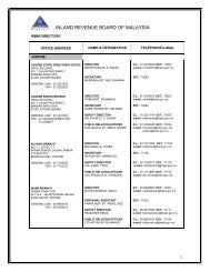INLAND REVENUE BOARD OF MALAYSIA