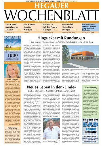 Ausgabe 31 / 2011 - Singener Wochenblatt