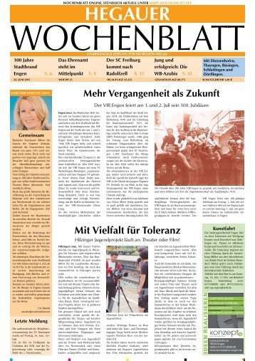 Ausgabe 25 / 2011 - Singener Wochenblatt