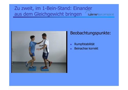 Rumpfstabilisation - Handballworld