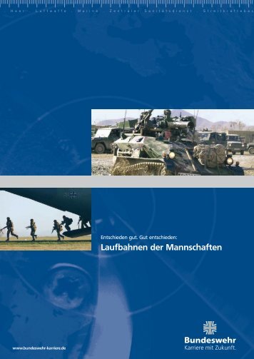 Laufbahnen der Mannschaften - Bundeswehr-Karriere