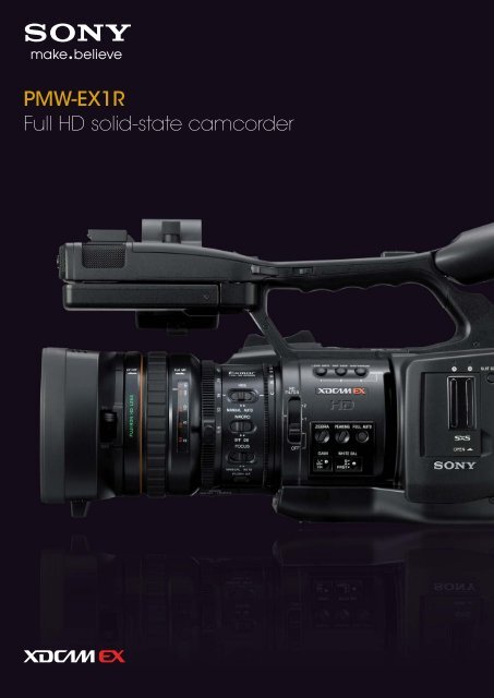 PMW-EX1R Full HD solid-state camcorder - Sony Professional ...