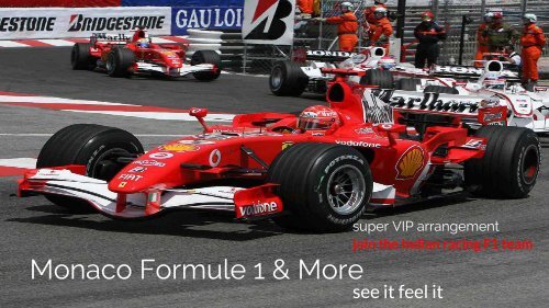 Monaco Formule 1 VIP