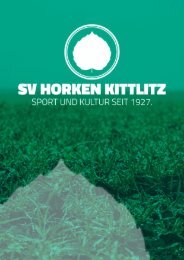 SV Horken Kittlitz - Vereinsbroschüre