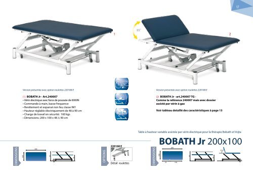 2015 Equipements professionnels pour la physiotherapie et reéducation