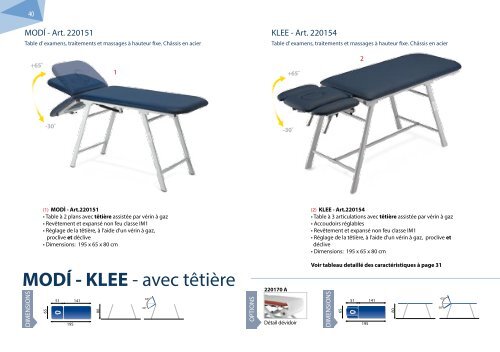 2015 Equipements professionnels pour la physiotherapie et reéducation