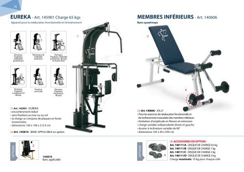 2015 Equipements professionnels pour la physiotherapie et reéducation