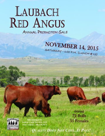 Laubach Red Angus