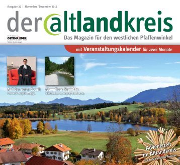 der altlandkreis - das Magazin - Ausgabe 32 - November/Dezember 2015