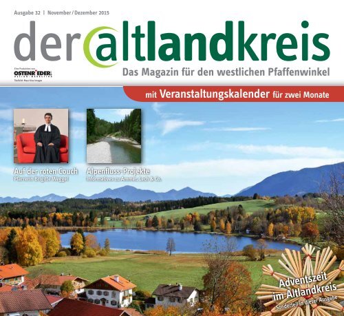 der altlandkreis - das Magazin - Ausgabe 32 - November/Dezember 2015