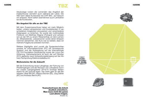 TBZ Jahresbericht 15