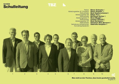 TBZ Jahresbericht 15