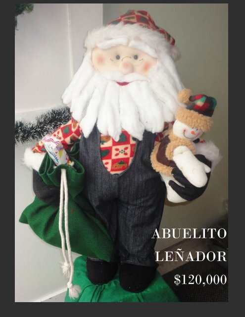 catalogo muñecos navidad