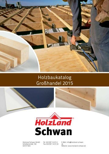 HolzLand Schwan Holzbaukatalog Großhandel 2015