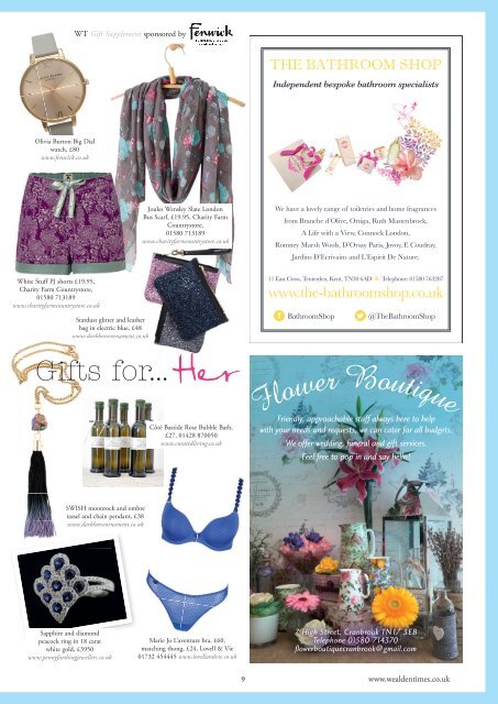 Wealden Times | WT165 | November 2015 | Gift supplement inside