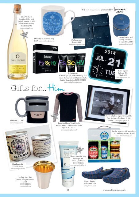 Wealden Times | WT165 | November 2015 | Gift supplement inside