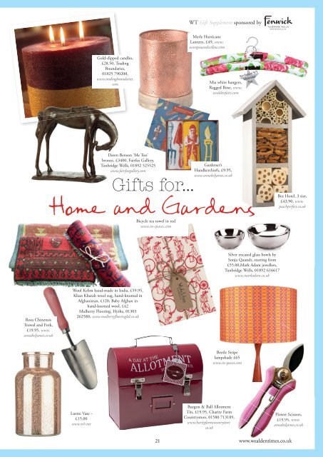 Wealden Times | WT165 | November 2015 | Gift supplement inside