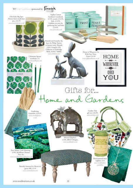 Wealden Times | WT165 | November 2015 | Gift supplement inside