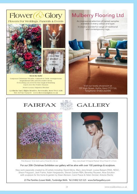 Wealden Times | WT165 | November 2015 | Gift supplement inside