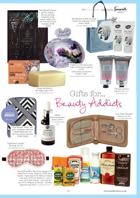 Wealden Times | WT165 | November 2015 | Gift supplement inside