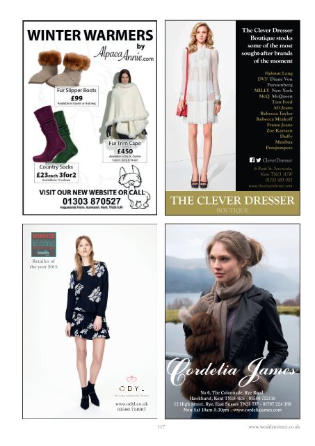 Wealden Times | WT165 | November 2015 | Gift supplement inside