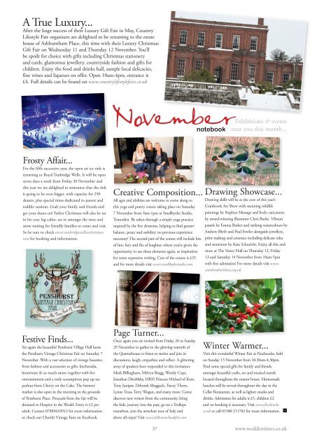 Wealden Times | WT165 | November 2015 | Gift supplement inside