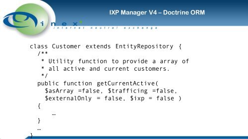 IXP Manager Workshop V4 Deep Dive