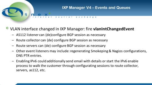 IXP Manager Workshop V4 Deep Dive