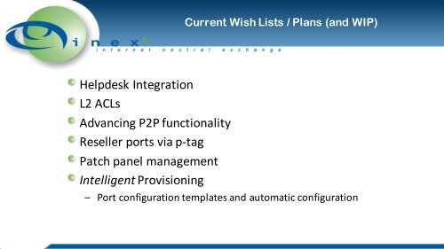 IXP Manager Workshop V4 Deep Dive