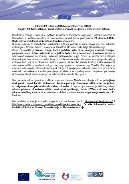 PR članak IPA Adrihealthmob_25-10-2015_tpt MALI