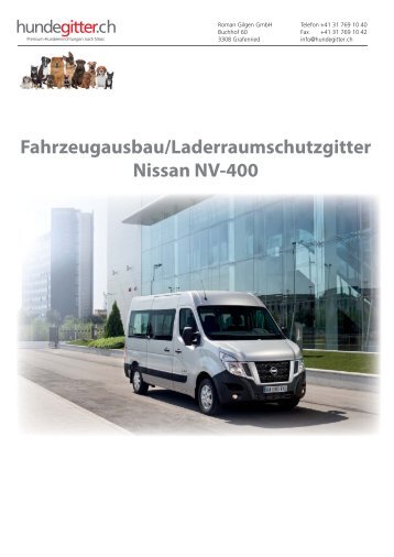 Nissan_NV400_Fahrzeugausbau_Laderaumschutzgitter