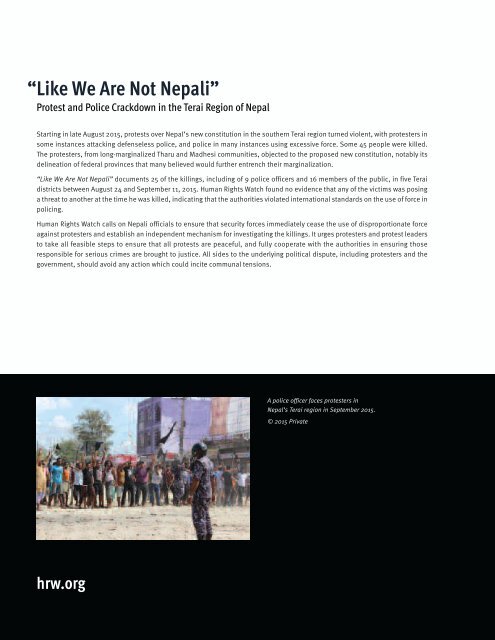 “Like We Are Not Nepali”