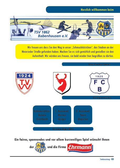 20151031 08 Stadionzeitung TSV Babenhausen - TV Woringen