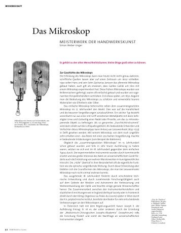Das Mikroskop - Simon Weber-Unger