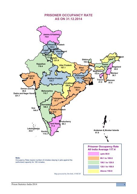PRISON STATISTICS INDIA 2014