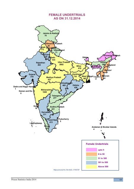 PRISON STATISTICS INDIA 2014